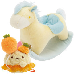 Japan San-X Hand-held Plush - Sumikko Gurashi : New Year Zodiac Year of Horse Ebifurai no Shippo Fried Shrimp Tail Rocking 2026