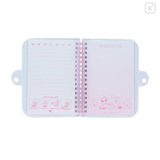 Japan Esther Bunny A6 Spiral Lockable Journal - Mochimochi Pink - 3
