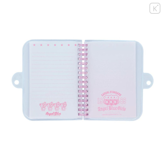 Japan Angel Blue A6 Spiral Lockable Journal - Mochimochi Cute Star - 3