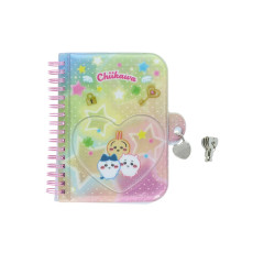 Japan Chiikawa A6 Spiral Lockable Journal - Chiikawa & Hachiware & Usagi : Mochimochi