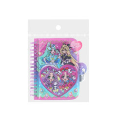 Japan Pretty Cure A6 Spiral Lockable Journal - Mochimochi Detective