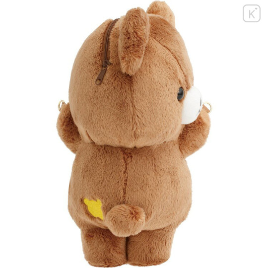 Japan San-X Plush Pochette - Chairoikoguma : Chairoikoguma's Kumakyun Days - 3