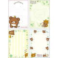 Japan San-X A6 Notepad - Rilakkuma : Chairoikoguma's Kumakyun Days Pink - 2