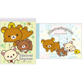 Japan San-X Mini Notepad Set - Rilakkuma : Chairoikoguma's Kumakyun Days - 1
