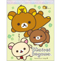 Japan San-X Mini Notepad Set - Rilakkuma : Chairoikoguma's Kumakyun Days - 2