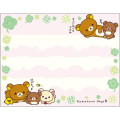 Japan San-X Mini Notepad Set - Rilakkuma : Chairoikoguma's Kumakyun Days - 4