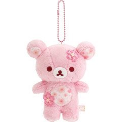 Japan San-X Hanging Plush - Rilakkuma : Sakura Cherry Blossom