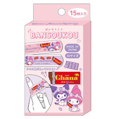 Japan Sanrio × Lotte Boxed Bandages - Kuromi & My Melody : Chocolate Ghana