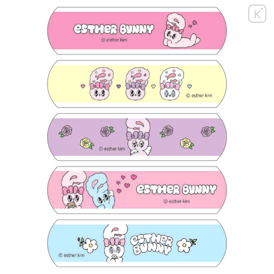Japan Esther Bunny Boxed Bandages - Relax - 2