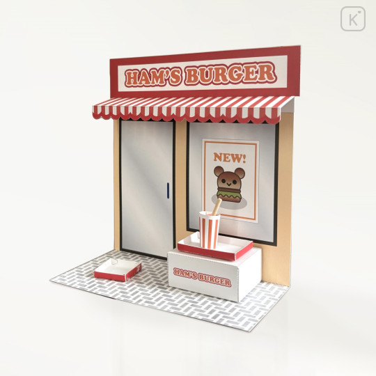 Japan Hamanaka Wool Needle Felting Kit - Hamster Hamburger Shop - 3