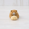 Japan Hamanaka Wool Needle Felting Kit - Brown Bear and Melon Bread - 2