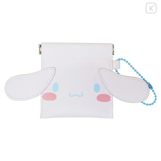 Japan Sanrio Mini Squeeze Pinch Pouch - Cinnamoroll : Face - 1