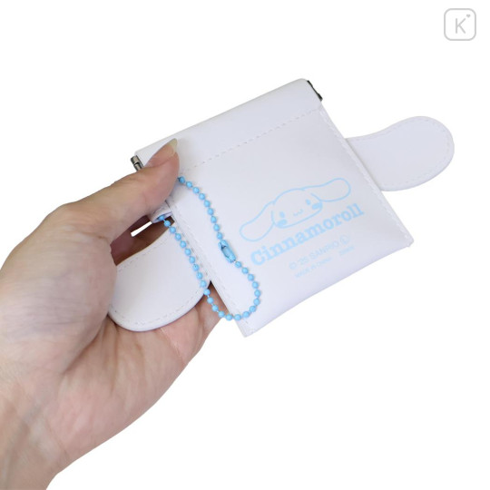 Japan Sanrio Mini Squeeze Pinch Pouch - Cinnamoroll : Face - 2