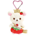 Japan San-X Store Hanging Plush Toy - Korilakkuma : Tochigi Strawberry Ambassador A - 1