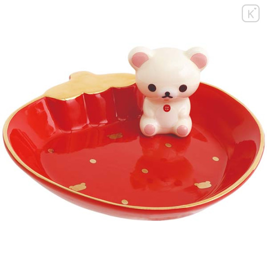 Japan San-X Store Accessory Tray - Korilakkuma : Tochigi Strawberry Ambassador - 1