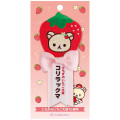 Japan San-X Store Badge - Korilakkuma : Tochigi Strawberry Ambassador - 1
