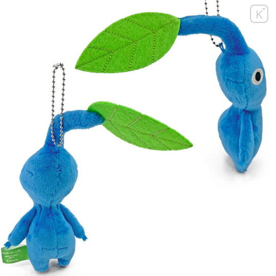 Japan Pikmin Mascot Holder - Blue Leaf - 2