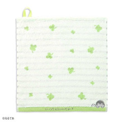 Japan Koupen Chan Hand Towel with Loop - Clover Green