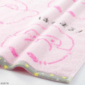 Japan Koupen Chan Embroidered Mini Towel Handkerchief - Happy Pink - 2