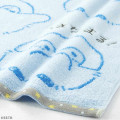 Japan Koupen Chan Embroidered Mini Towel Handkerchief - Happy Blue - 2