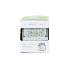 Japan Koupen Chan Boxed Masking Stickers - Message Green