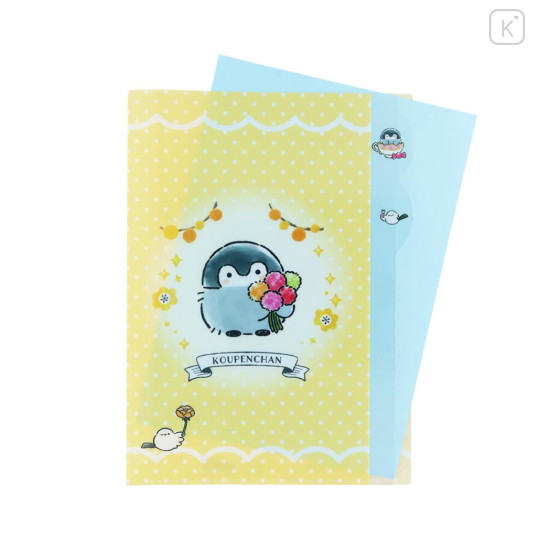 Japan Koupen Chan 5 Pockets A4 Index File Holder - Flower Yellow - 3