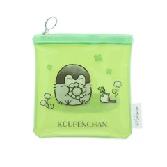 Japan Koupen Chan Flat Mini Pouch - Clover Green