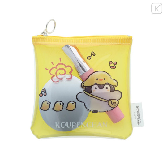 Japan Koupen Chan Flat Mini Pouch - Going Out Yellow - 3