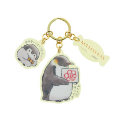Japan Koupen Chan Acrylic Keychain 3 Charm - Im On Your Side Yellow