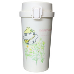 Japan Mofusand Stainless Steel One Push Water Bottle 370ml - Going Out