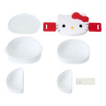 Japan Sanrio Original 2 Tier Bento Lunch Box 540ml - Hello Kitty : Face - 2