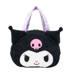 Japan Sanrio Original Insulated Cooler Lunch Bag - Kuromi : Face