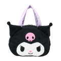 Japan Sanrio Original Insulated Cooler Lunch Bag - Kuromi : Face - 1