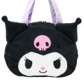 Japan Sanrio Original Insulated Cooler Lunch Bag - Kuromi : Face - 4
