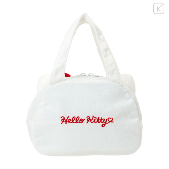 Japan Sanrio Original Insulated Cooler Lunch Bag - Hello Kitty : Face - 2