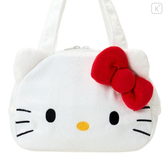 Japan Sanrio Original Insulated Cooler Lunch Bag - Hello Kitty : Face - 4