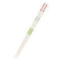 Japan Sanrio Original Chopsticks 18cm & Spoon with Case - Hello Kitty : Smiles Come From Heart - 3