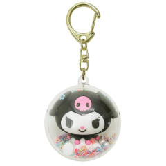Japan Sanrio Shaka Shaka Keychain - Kuromi : Capsule Style Star
