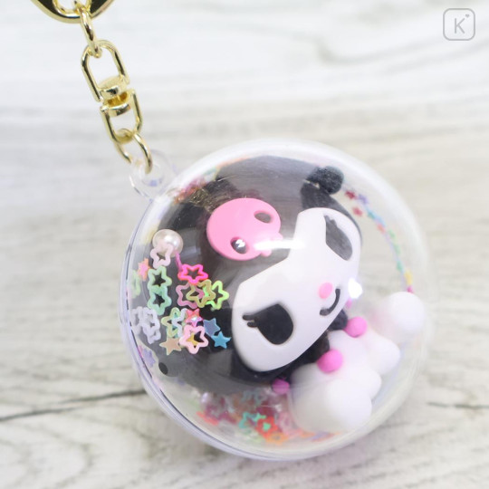 Japan Sanrio Shaka Shaka Keychain - Kuromi : Capsule Style Star - 3