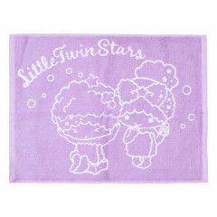 Japan Sanrio Towel Bath Mat - Little Twin Stars : Bathtime Light Purple