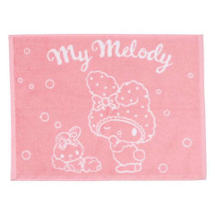 Japan Sanrio Towel Bath Mat - My Melody : Bathtime Light Pink