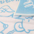 Japan Sanrio Towel Bath Mat - Cinnamoroll & Milk : Bathtime White Blue - 2