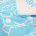 Japan Sanrio Towel Bath Mat - Keroppi : Bathtime Light Blue - 2