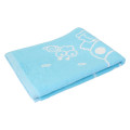 Japan Sanrio Towel Bath Mat - Keroppi : Bathtime Light Blue - 3