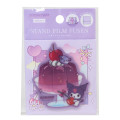 Japan Sanrio Die-cut Sticky Notes - Kuromi : Stand Film Fusen Dessert Jelly - 1