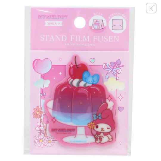 Japan Sanrio Die-cut Sticky Notes - My Melody : Stand Film Fusen Dessert Jelly - 1