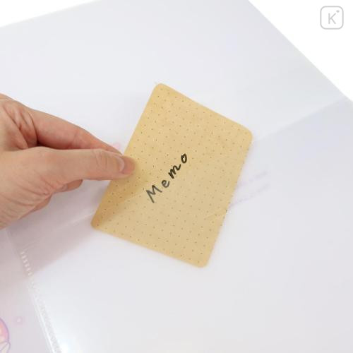 Japan Sanrio Pocket A4 Clear File Folder - Kuromi : Dessert Jelly - 4