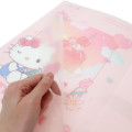 Japan Sanrio Pocket A4 Clear File Folder - Hello Kitty : Dessert Jelly - 3