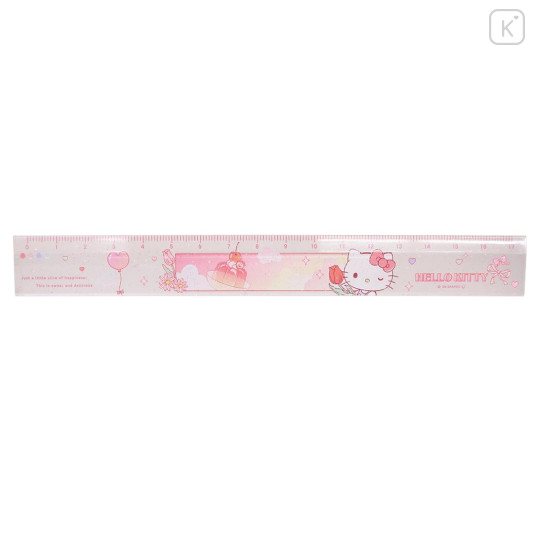 Japan Sanrio 17cm Ruler - Hello Kitty : Dessert Jelly - 1