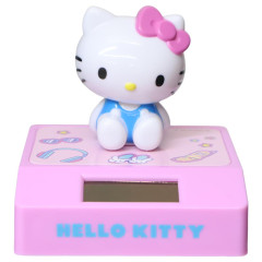 Japan Sanrio Solar Bobblehead - Hello Kitty : Sitting Pink